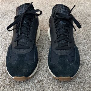 Adidas Originals Boost Sneakers Men’s 10 | Black Suede | Gum Sole